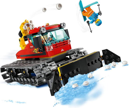 City Great Vehicles Snow Groomer Plough Set, Toy Tractor for Kids