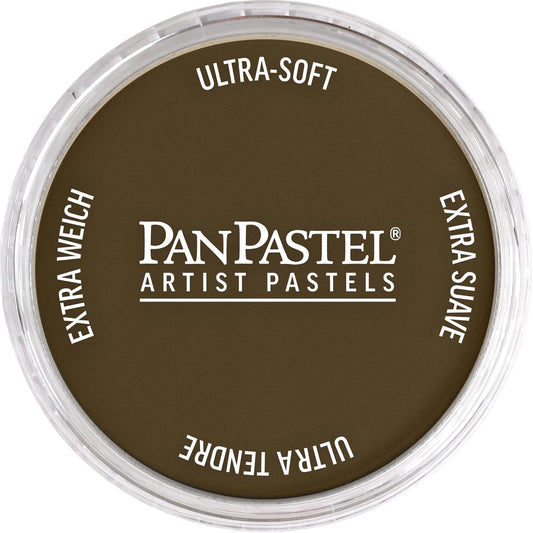 PanPastel Artist Pastels by GOLDEN, Raw Umber, 2.44 / 62mm Pan Diameter, Professional Artist Pastels, Unique Pan Format (cake-like)