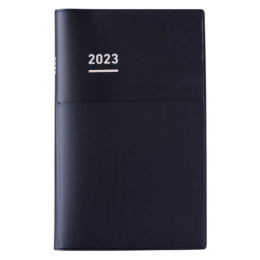 Kokuyo JB1D-234 Jibun Notebook, Biz Starts April 2023, Spring Notebook, A5, Matte Black