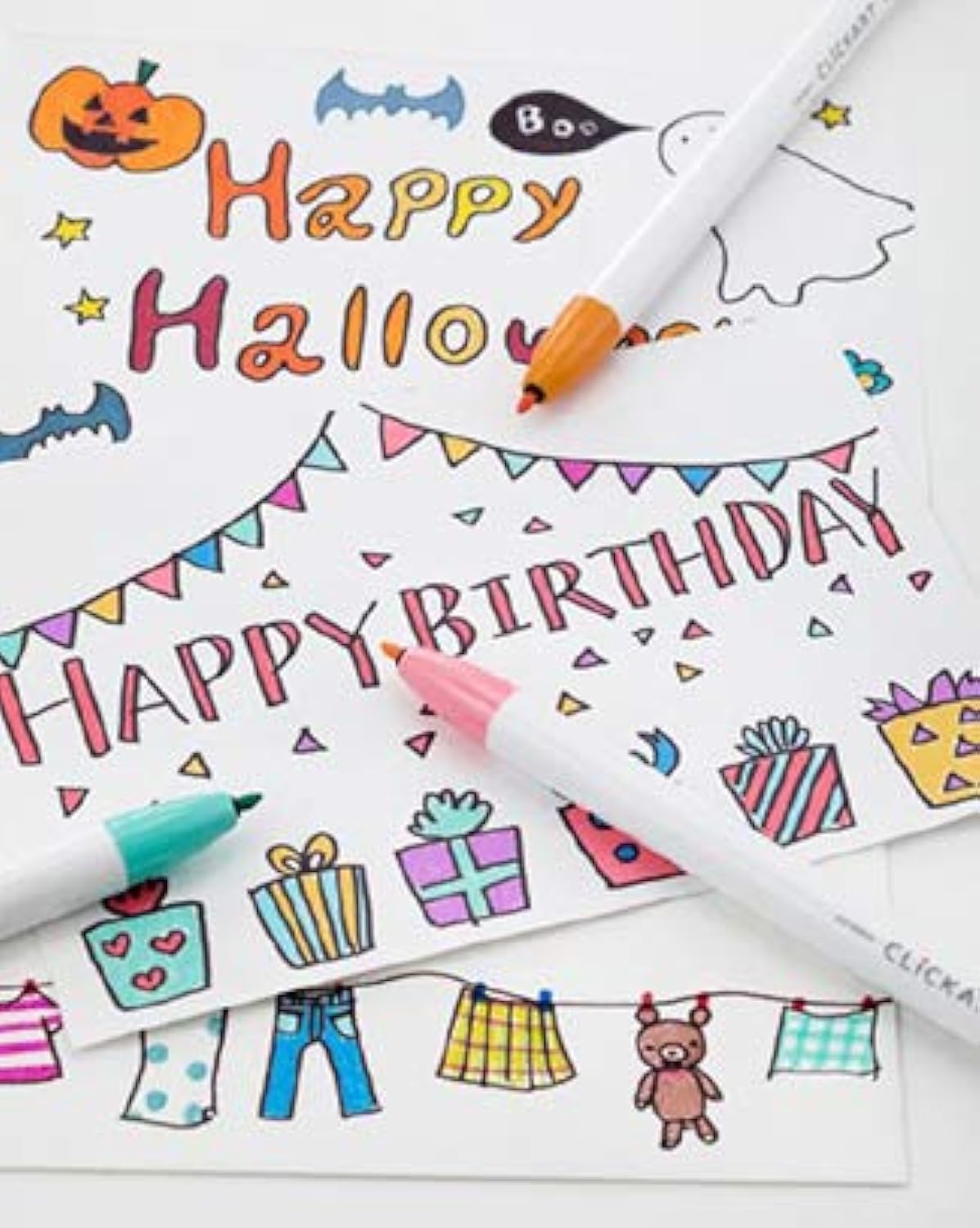 ZEBRA Knock Felt Pen, CLICKART, blue