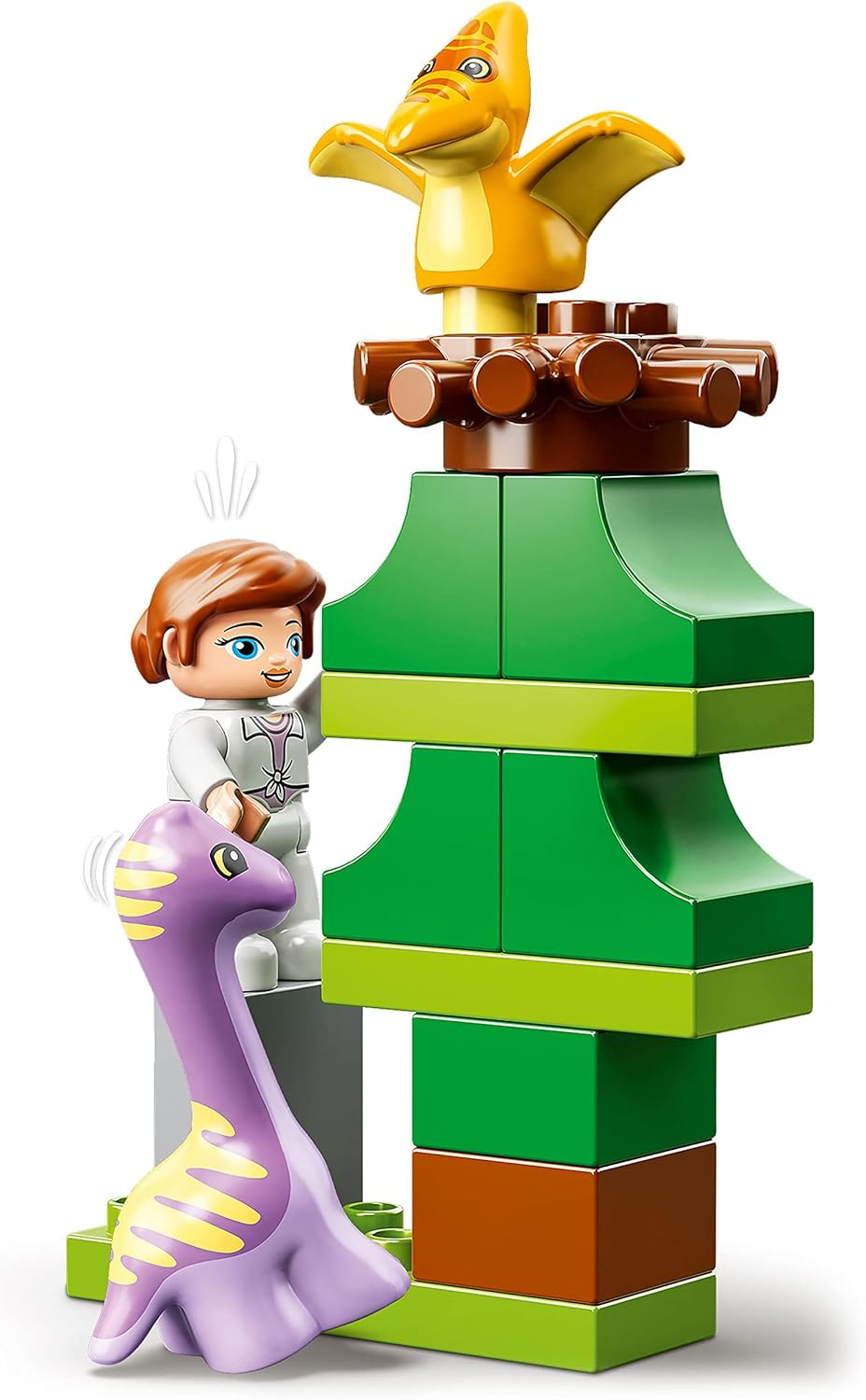 LEGO DUPLO Jurassic World Dinosaur Nursery 10938 Building Toy with 3 Baby Animals;Including a Triceratops, and a Claire Dearing Figure