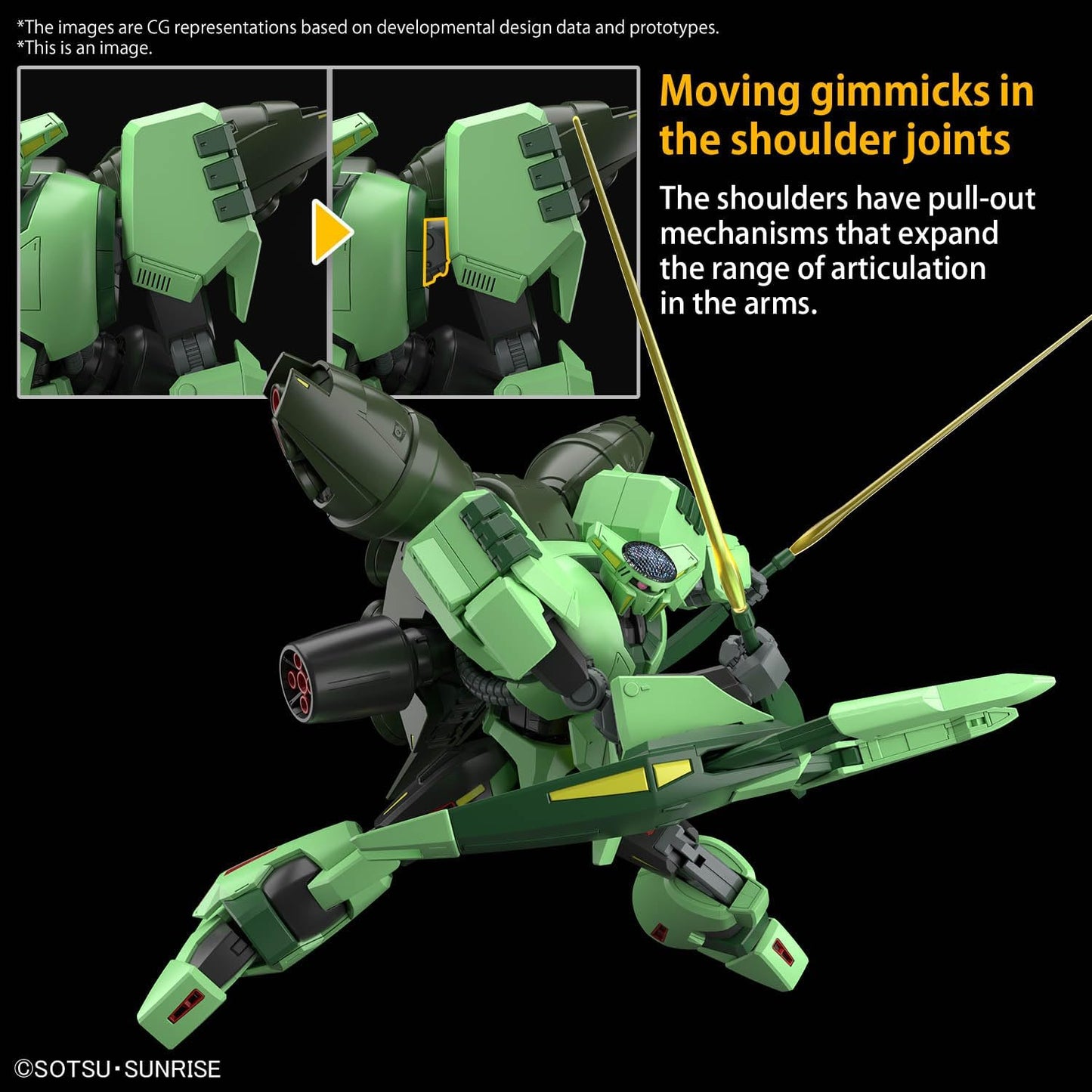 BANDAI Spirits HG Mobile Suit Z Gundam Bolinoke Summon, 1/144 Scale, Color Coded Plastic Model