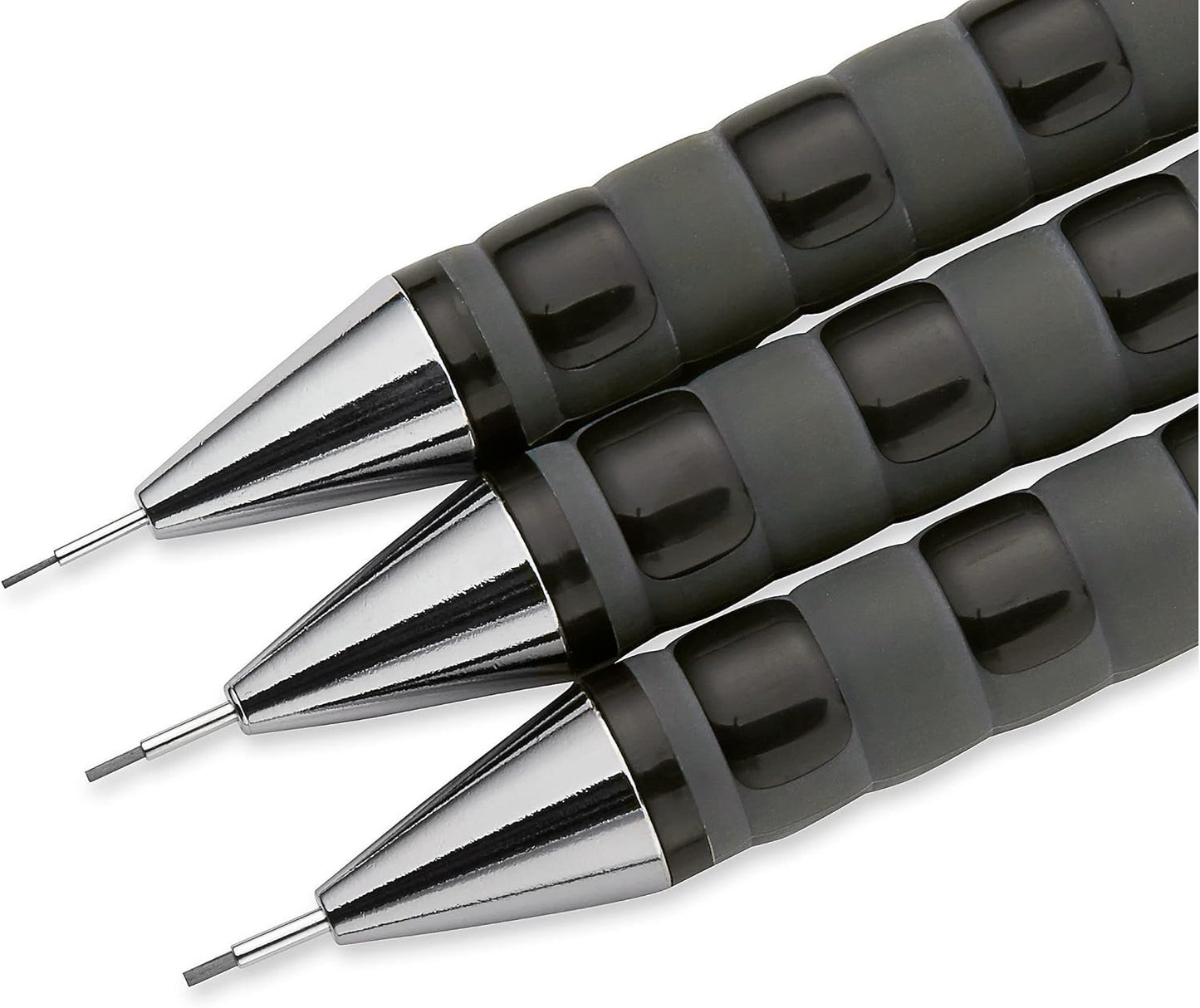 rOtring S0801310 Tikky Mechanical Pencil, Black Barrel, 3-Piece Set