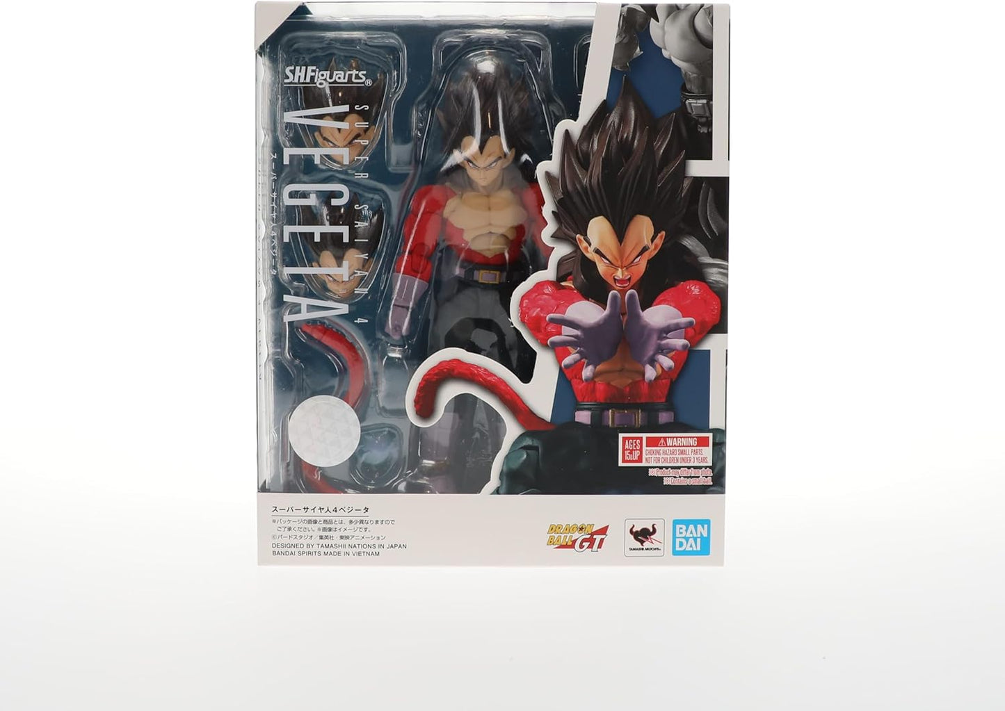 TAMASHII NATIONS - Dragon Ball GT - Super Saiyan 4 Vegeta, Bandai Spirits S.H.Figuarts Action Figure
