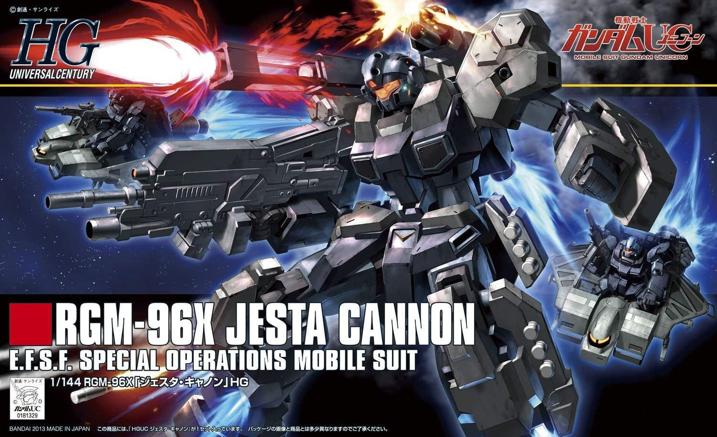 BANDAI SPIRITS Noname Gundam - HGUC 1/144 Jesta Cannon - Model Kit