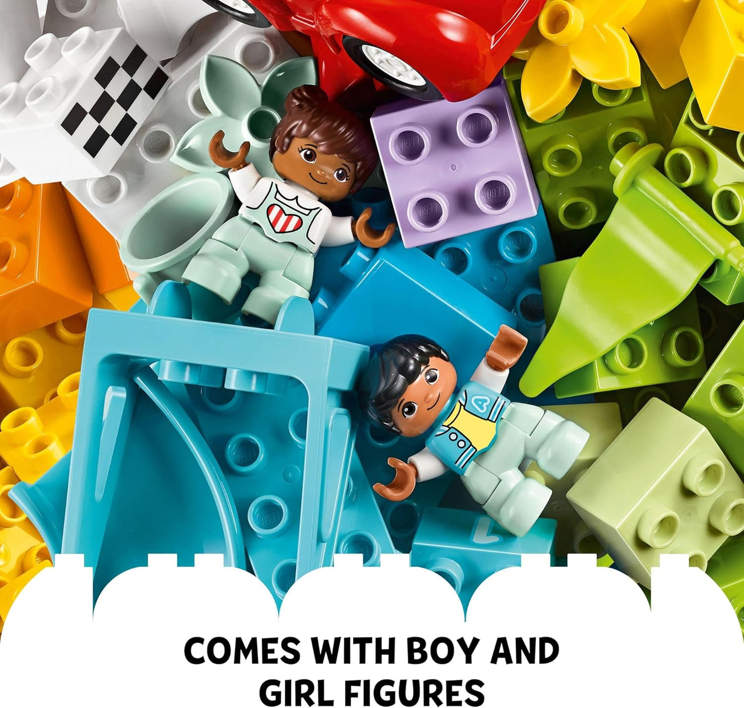 LEGO DUPLO Classic Deluxe Brick Box Building Set with Toy Storage, First Bricks Educational Learning Toys for Toddlers, Kids, Boys & Girls 1.5-3 Years Old, Birthday Gift Idea 10914