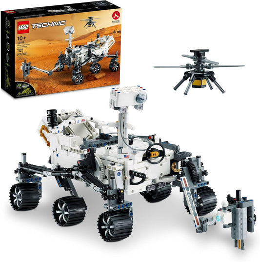 LEGO Technic NASA Mars Rover Perseverance Space Model with AR Application Experience, Construction Toy Vehicle Science and Engineering, Gift for Boys and Girls 10 Years Old and Over 42158