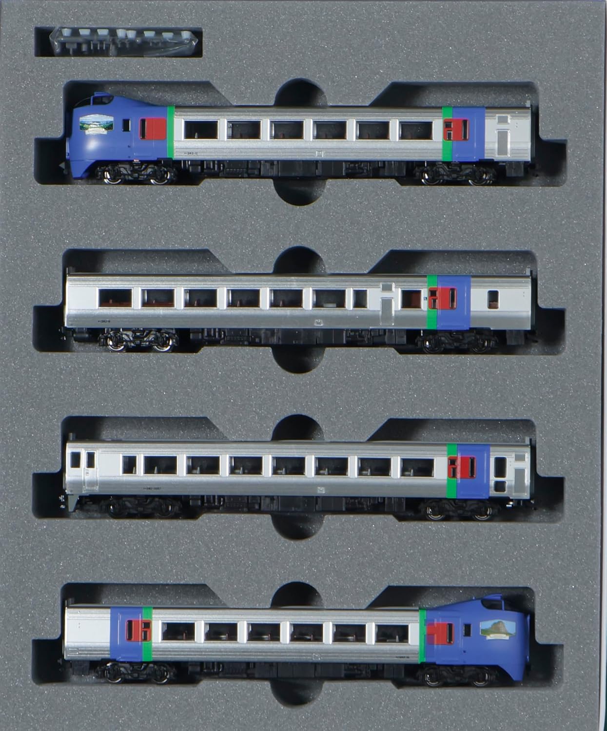 KATO N Gauge Kiha 283 Series Okhotsk/Heavy Snow 4-Car Set, Engaru, Kitami, Bihoro, Railway Model, Diesel Car