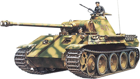 Tamiya 1/35 German Pzkfw V Panther Ausf A Model Kit – military scale model