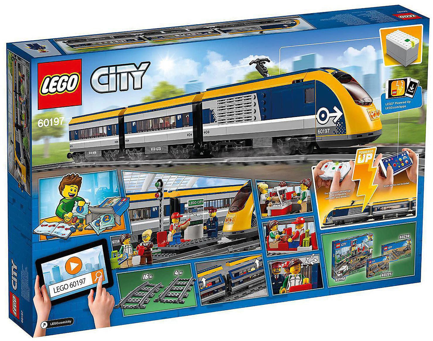City Passenger Rc Train Toy, Construction Track Set for Kids