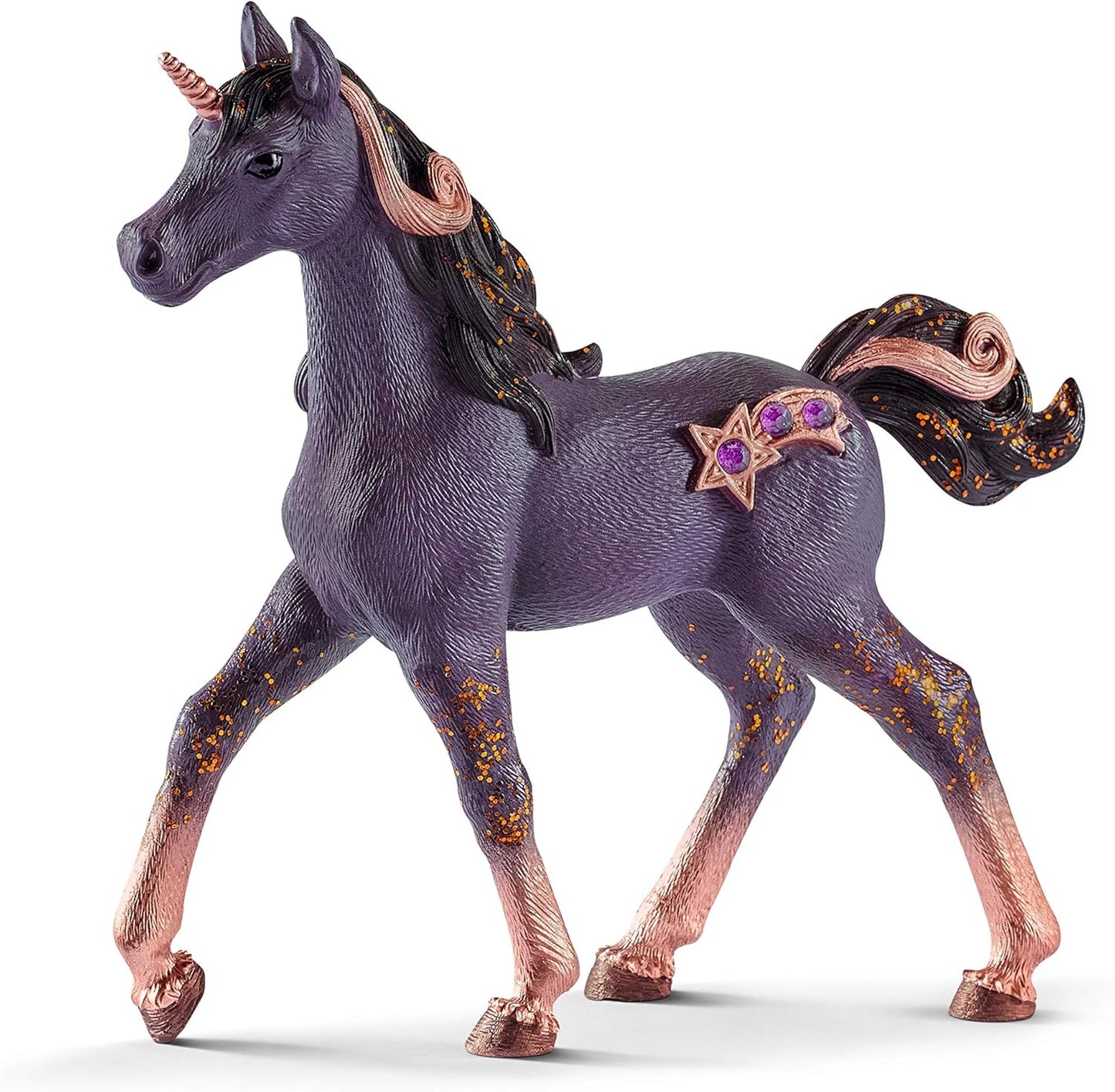 Schleich bayala, Unicorn Toys for Girls and Boys, Shooting Star Baby Unicorn Foal, Pink and Purple, Ages 5+