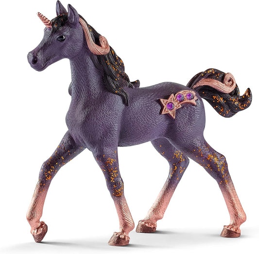 Schleich bayala, Unicorn Toys for Girls and Boys, Shooting Star Baby Unicorn Foal, Pink and Purple, Ages 5+