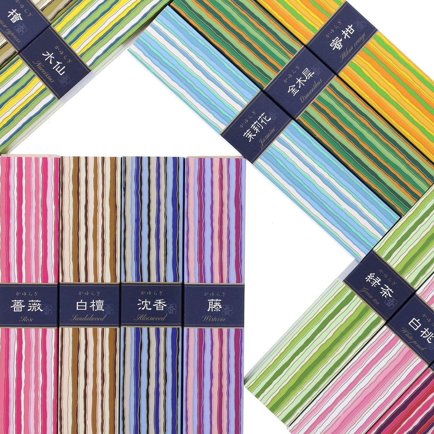 Nippon Kayuragi Incense Sticks - Sandalwood, Japanese Quality Incense