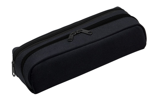 Raymay Fujii FY1088B Pencil Case, Twinny Pen Case, Black