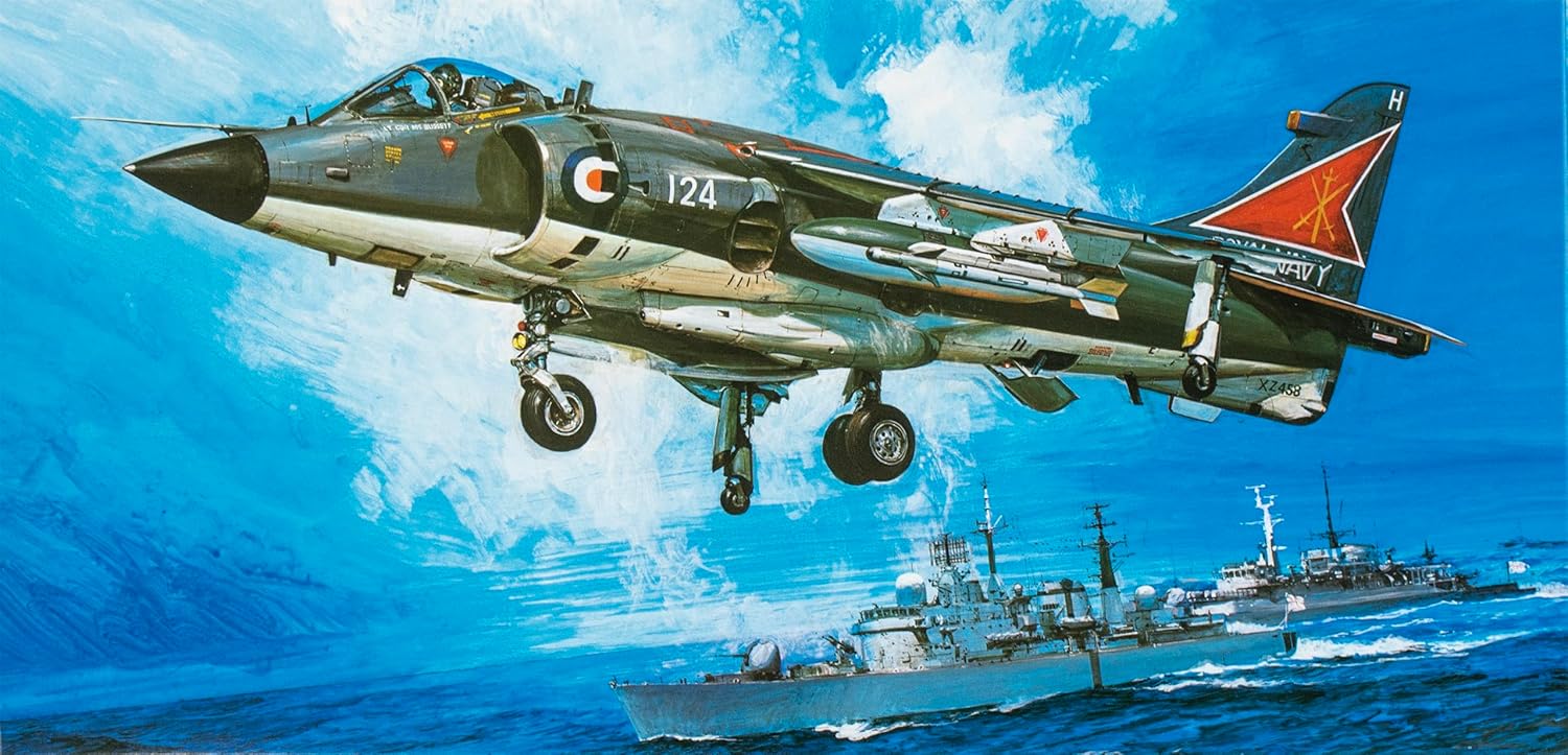 Tamiya Royal Navy Sea Harrier FRS.1 plastic model kit for hobbyists and collectors