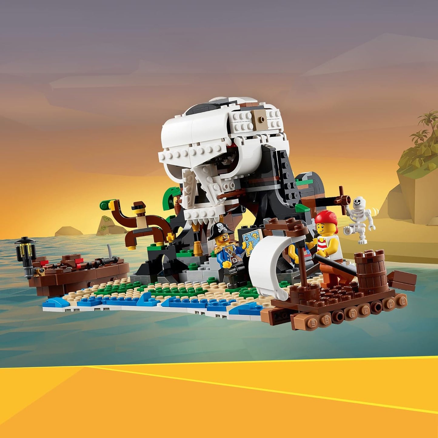 LEGO Creator 3in1 Pirate Ship 31109 Building Playset - Pirates and Model Ships