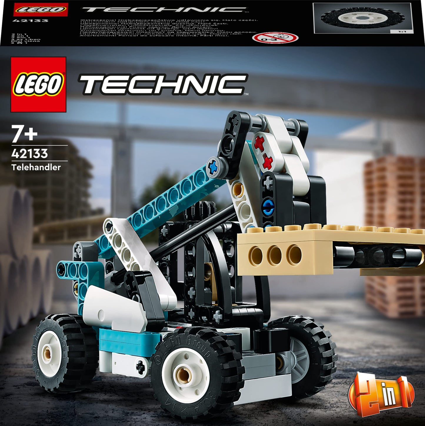 LEGO® Technic Telehandler 42133 Model Building Kit;Truck Toys