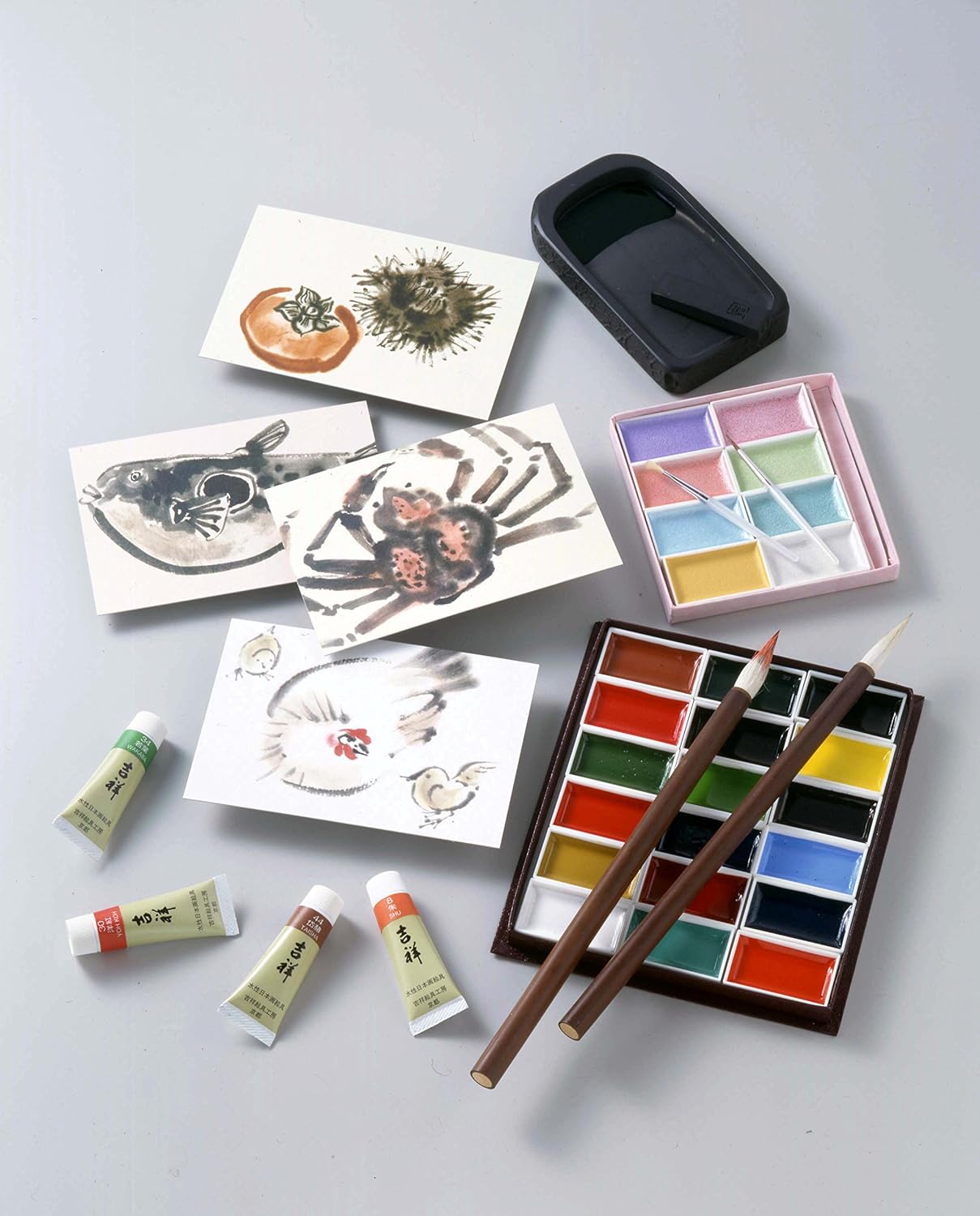 KISSHO Japanese Painting Paint Horned Face Painting Top 18 Colors