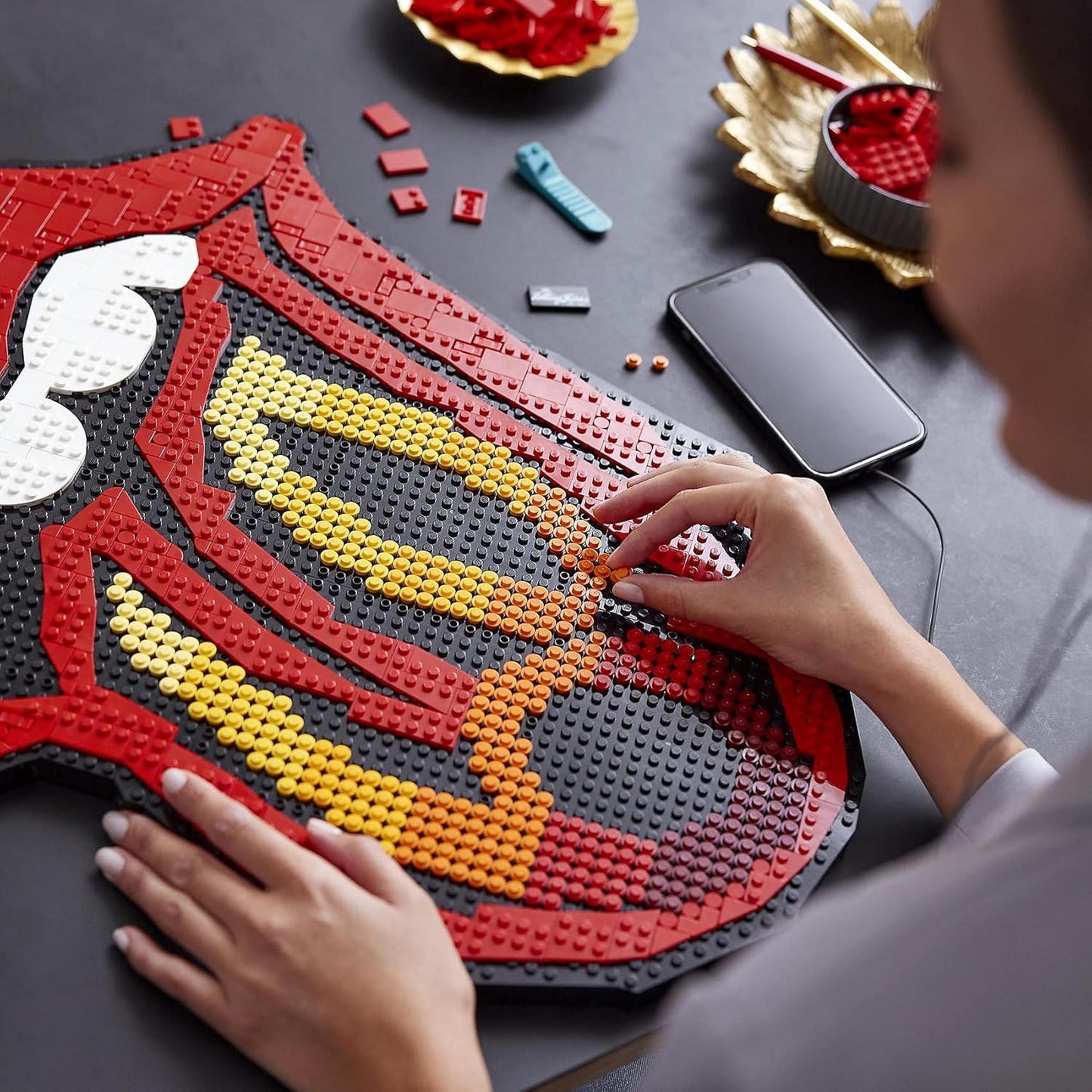 LEGO Art The Rolling Stones 31206 Building Kit; Wall Art Memorabilia or Hobby Gift for Rock Music Fans and Adults