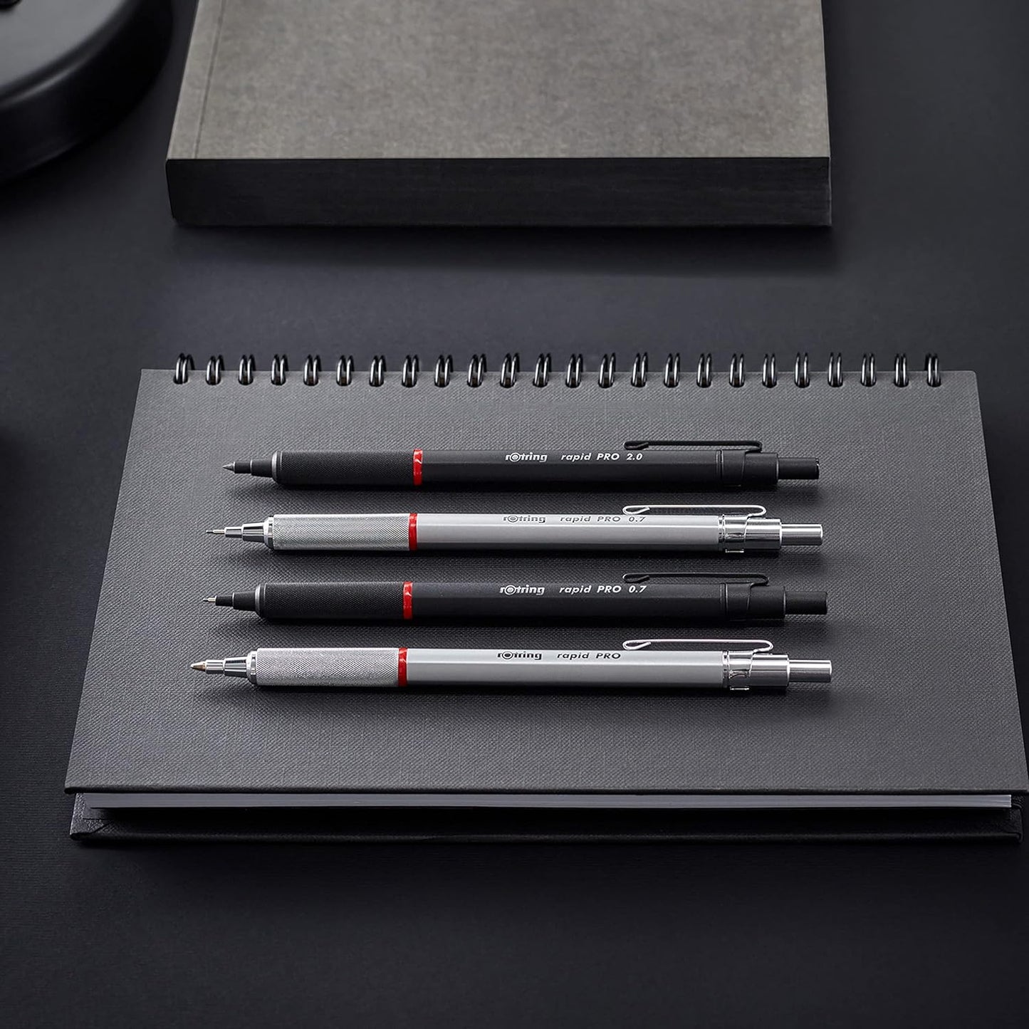 rOtring Rapid Pro Mechanical Pencil, 2.0 mm, Black