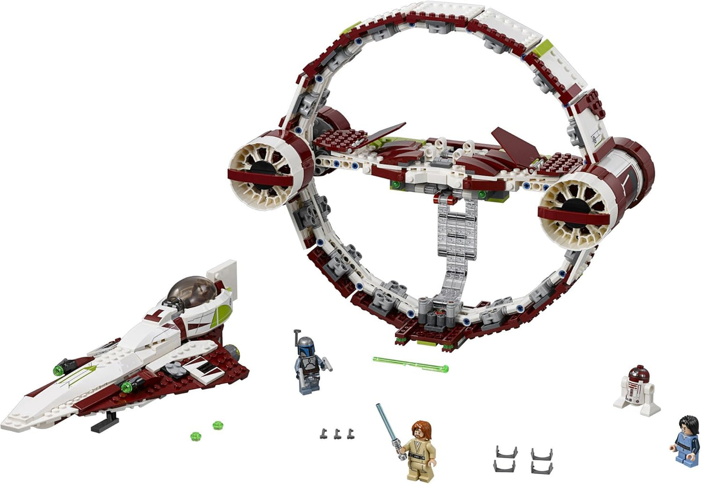 LEGO 6175769 Star Wars Jedi Starfighter with Hyperdrive 75191 Building Kit for 9 - 14 years (825 Pieces)