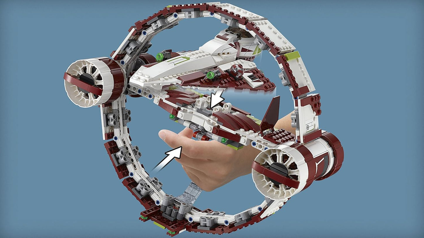 LEGO 6175769 Star Wars Jedi Starfighter with Hyperdrive 75191 Building Kit for 9 - 14 years (825 Pieces)