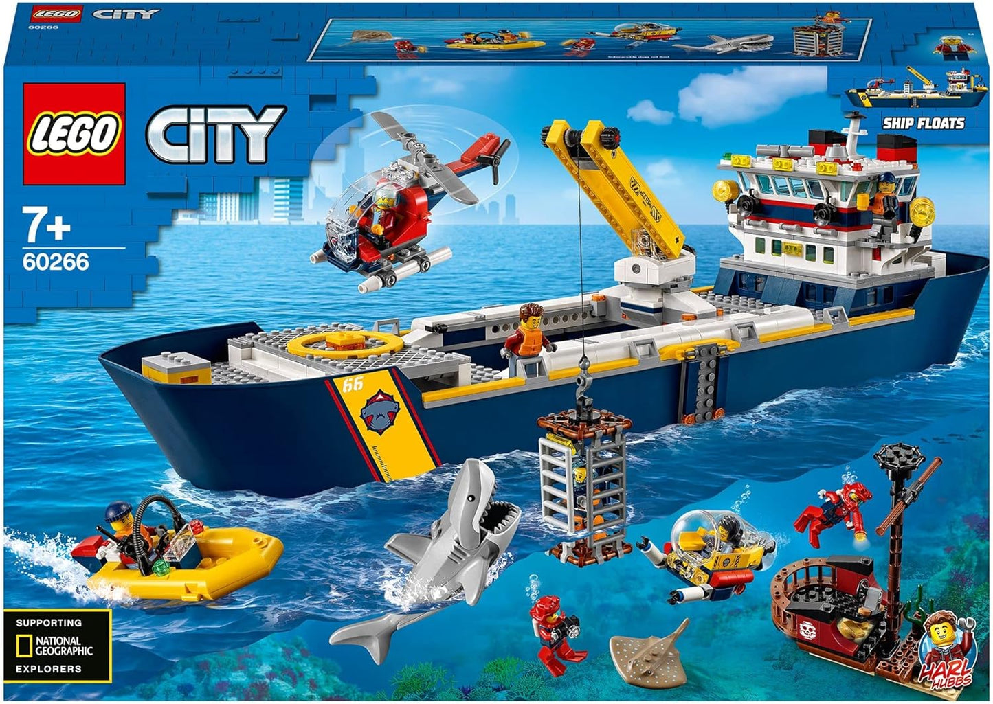 LEGO 60266 City Oceans The Ocean Exploration Boat