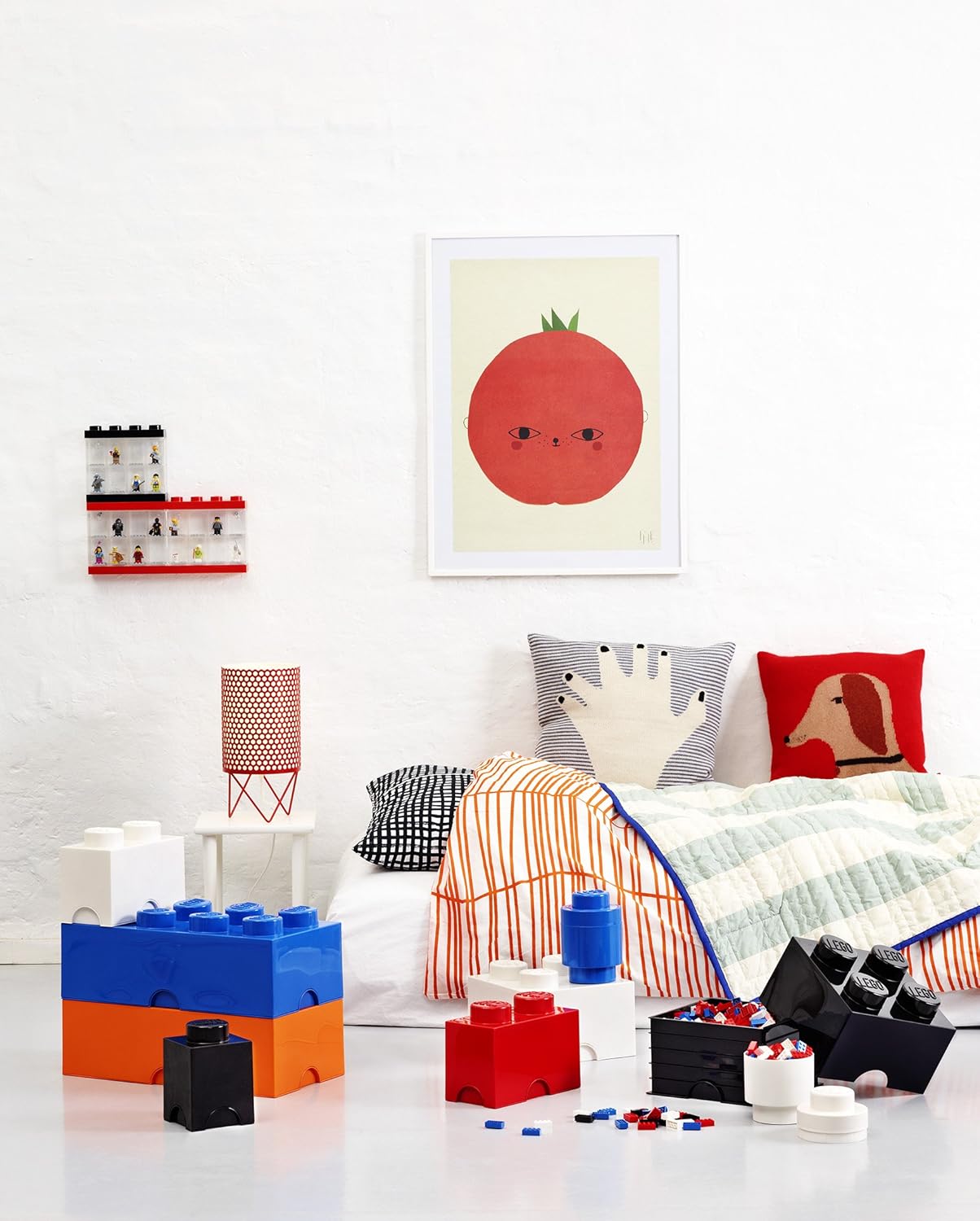 LEGO 4 Cones White Storage Box