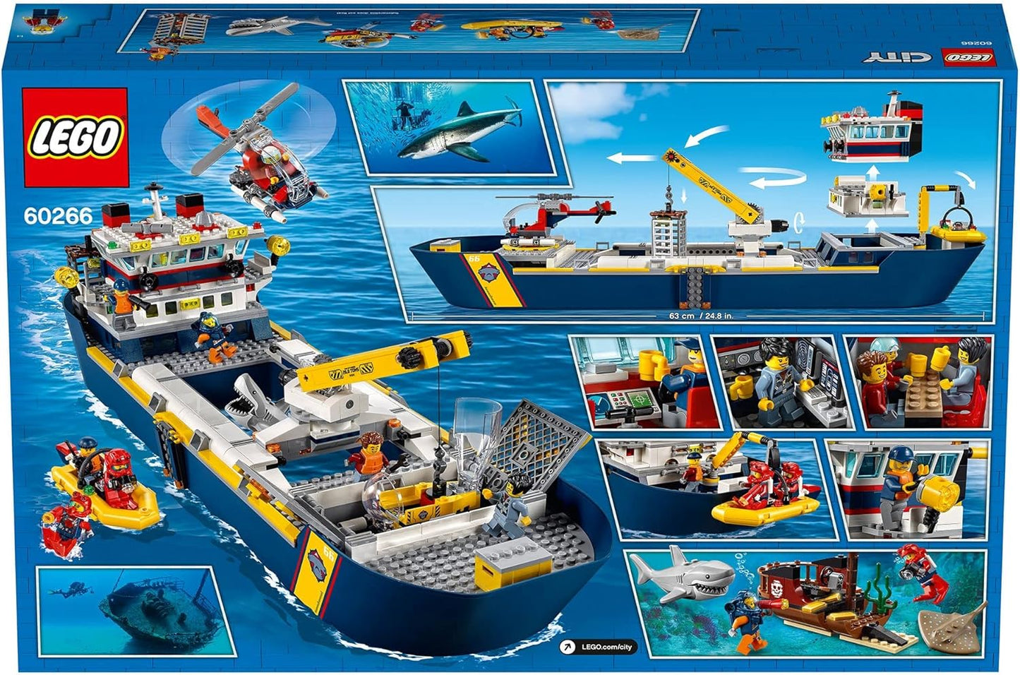 LEGO 60266 City Oceans The Ocean Exploration Boat