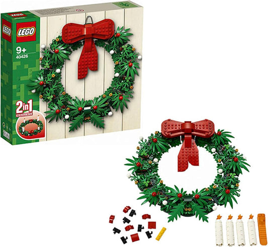Lego 40426 Christmas Wreath 2 in 1 building set – festive holiday decoration