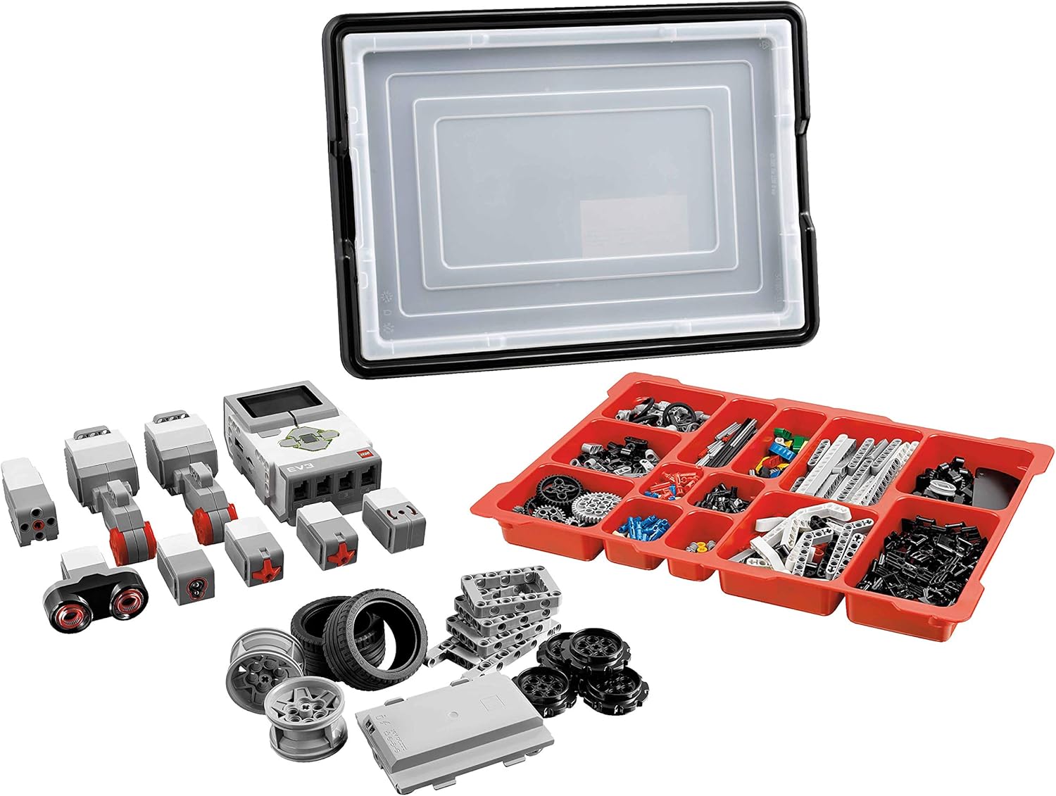 LEGO Mindstorms EV3 Core Set Education Version robotics kit with EV3 brick, sensors, and motors