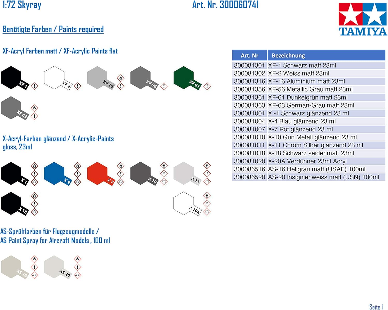 Tamiya F4D-1 Skyray 1/48 Scale Model Kit Aircraft Plastic Build