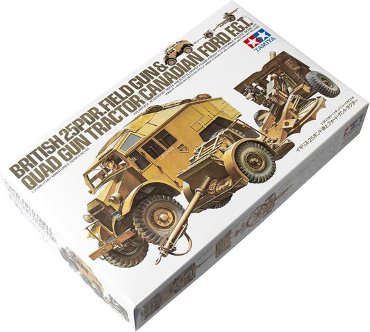 Tamiya 1/35 British 25Lb Gun & Quad