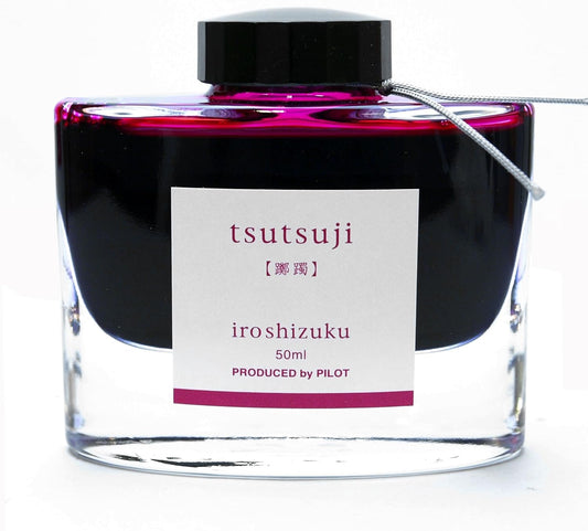 PILOT Iroshizuku Fountain Pen Ink - 50 ml Bottle - Tsutsuji Azalea (Magenta) (Japan Import)