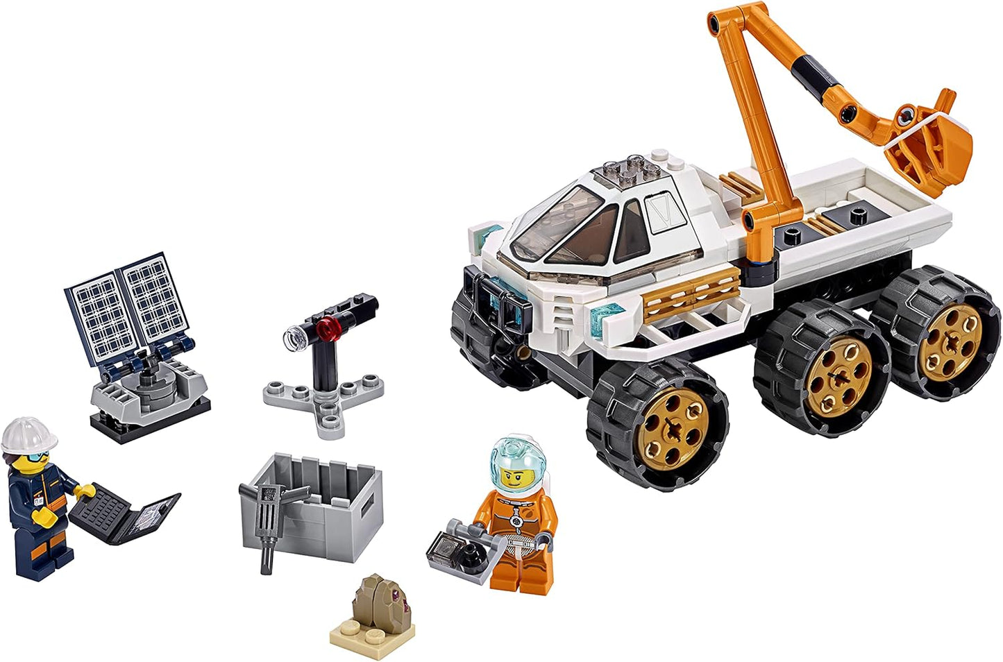 LEGO 60225 City Rover Testing Drive, Space Adventure Building Set, Mars Expedition Vehicle Toy Inspired by NASA with Astronaut Minifigure