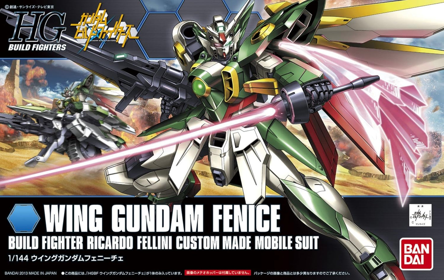 Bandai Hobby - Gundam Build Fighters - #06 Wing Gundam Fenice HGBF 1/144 Model Kit