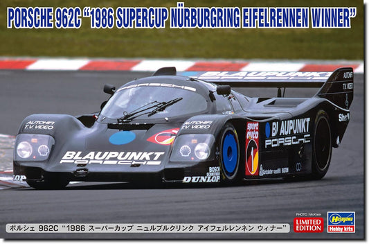 Hasegawa 20644 1/24 Porsche 962C Model Kit, Multi-Colour