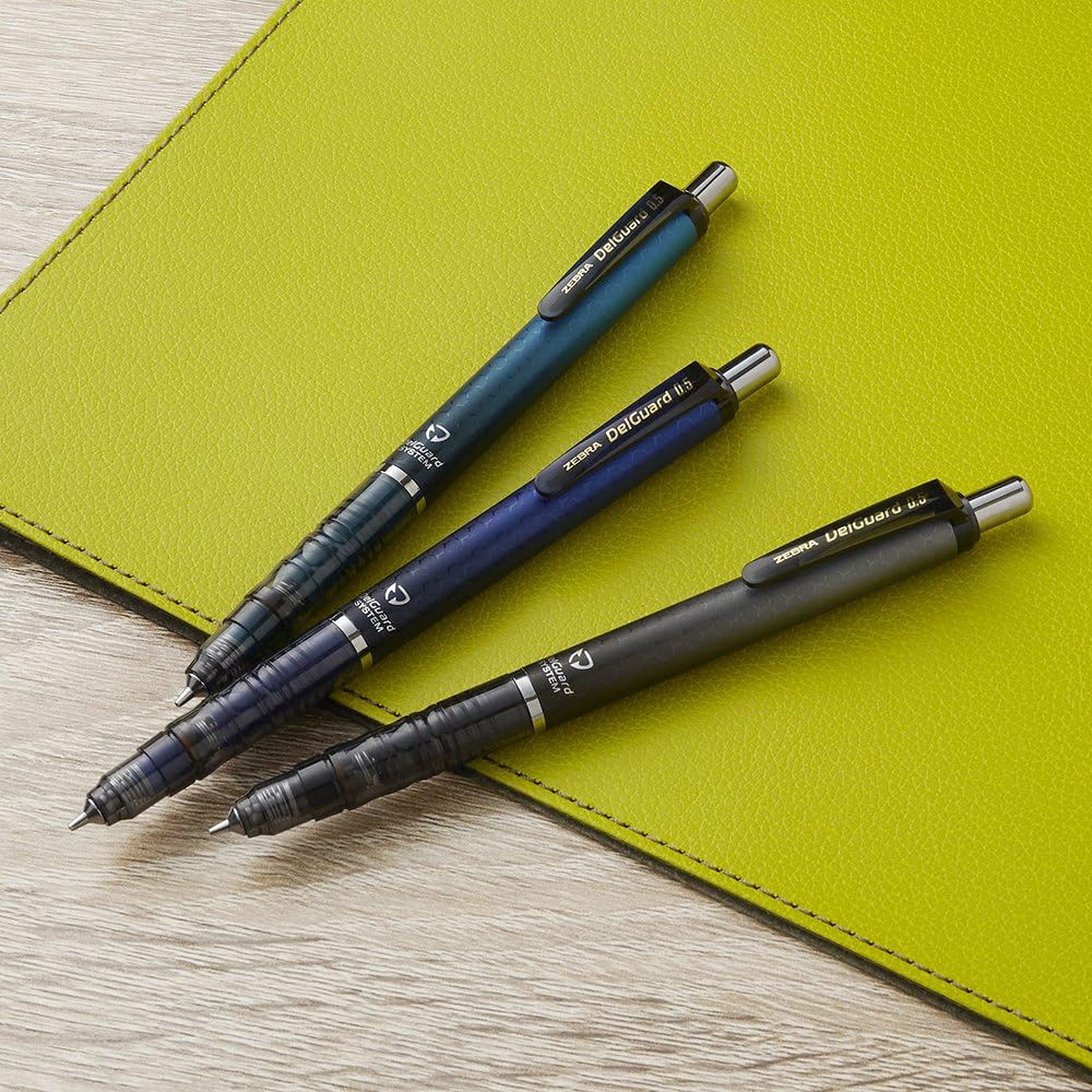 ZEBRA Mechanical Pencil DelGuard 0.5mm, Honeycomb Gray Body (P-MA85-HGR)