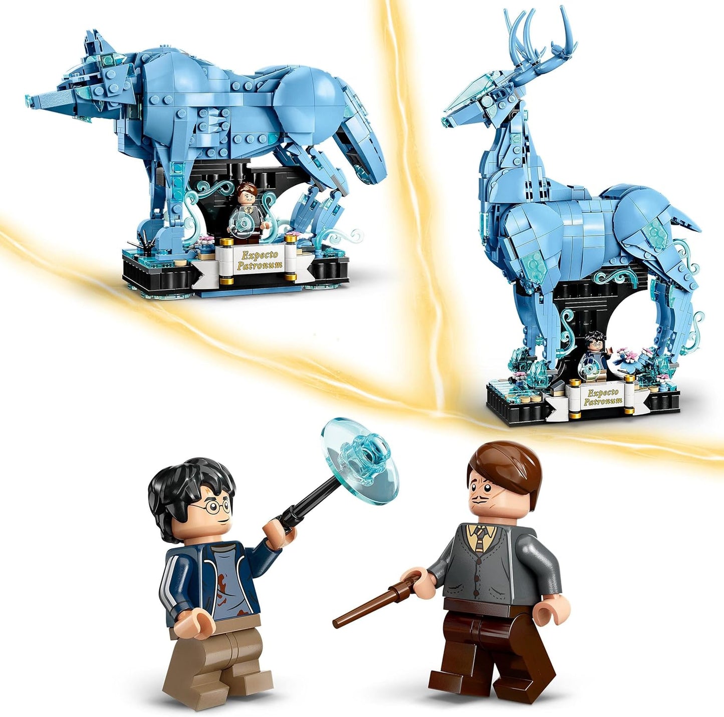 LEGO Harry Potter Expecto Patronum 76414 Collectible 2-in-1 Building Set