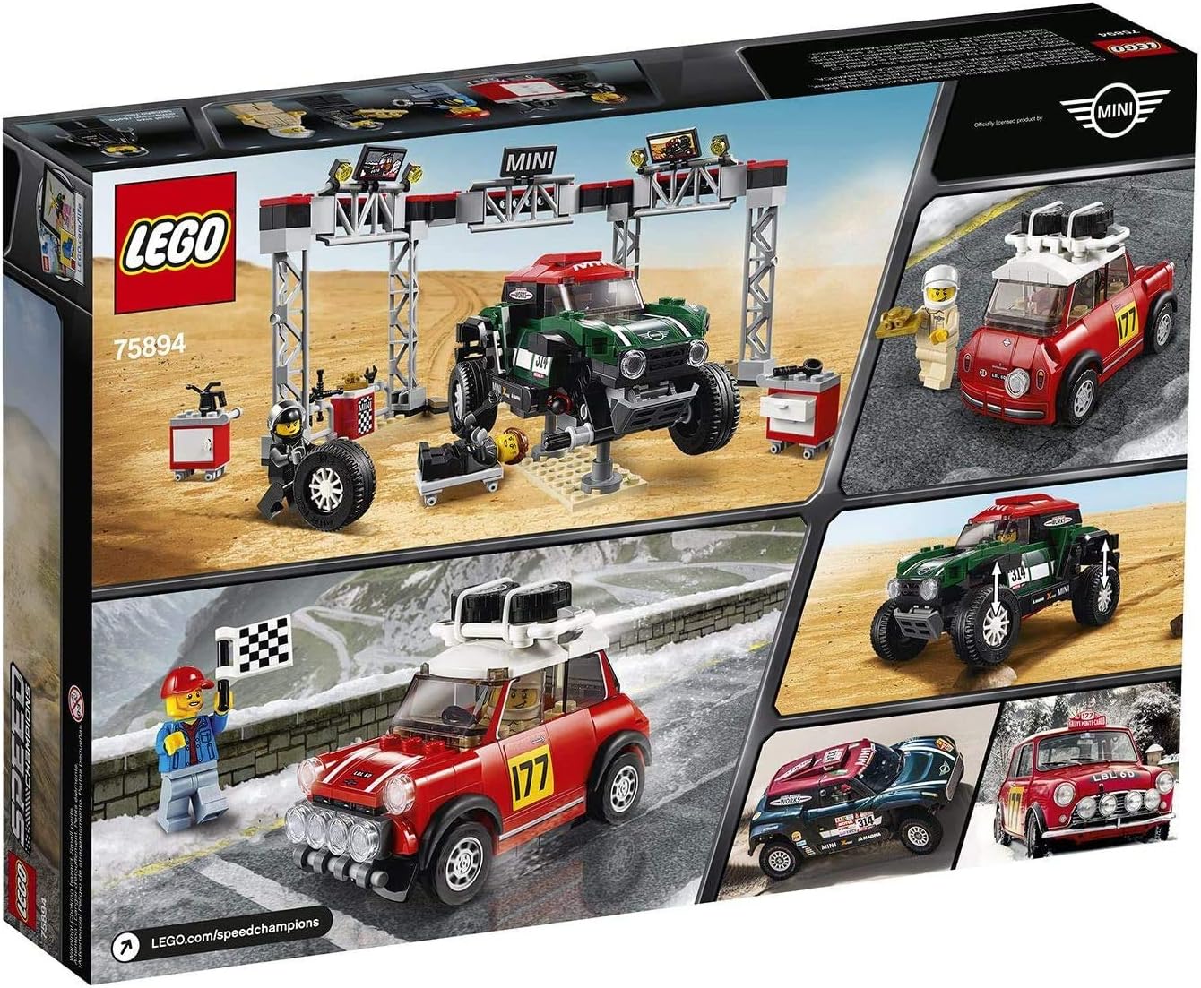 LEGO Speed Champions - Mini Cooper S Rally de 1967 y Mini John Cooper Works Buggy de 2018 (75894)