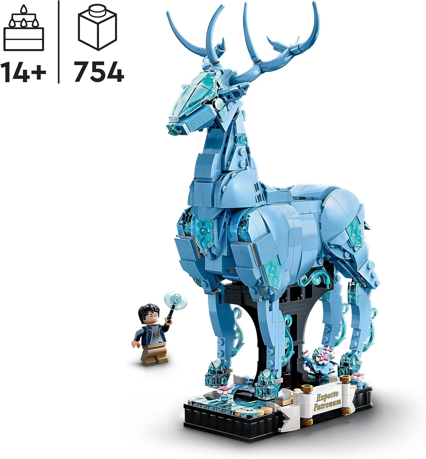 LEGO Harry Potter Expecto Patronum 76414 Collectible 2-in-1 Building Set