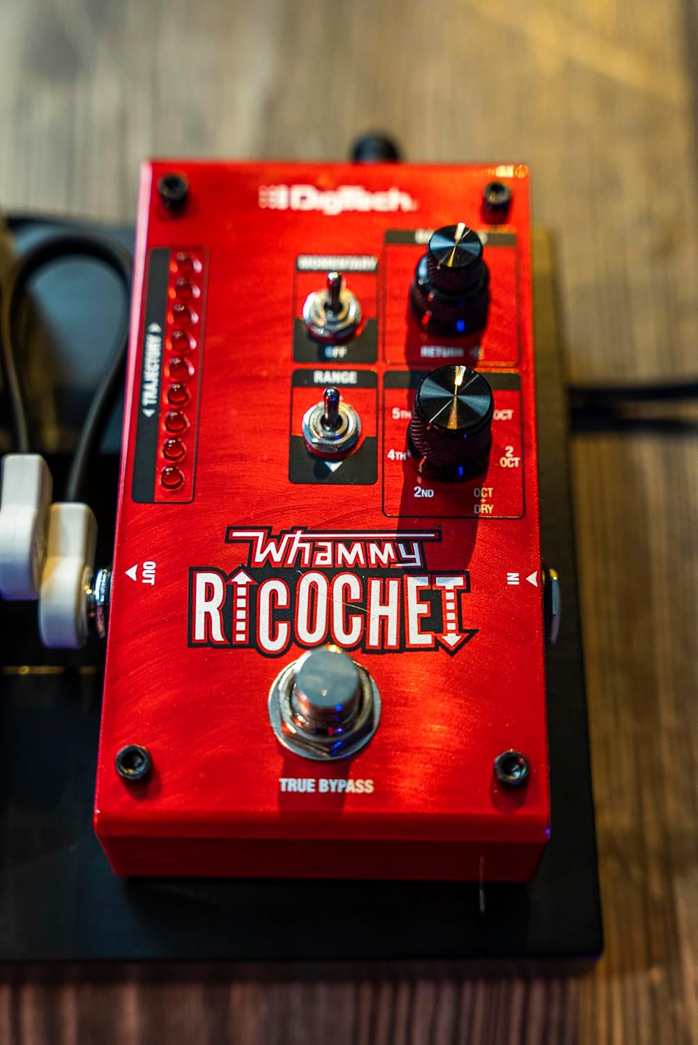 DigiTech Mini Pitch Acoustic Guitar Effect Pedal, Red (Whammy Ricochet)