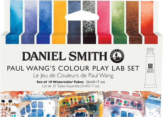 Daniel Smith 285610403 Clear Watercolor, Extra Fine Paul One Color Play Lab, 10 Color Set, 0.2 fl oz (5 ml) (No. 2)