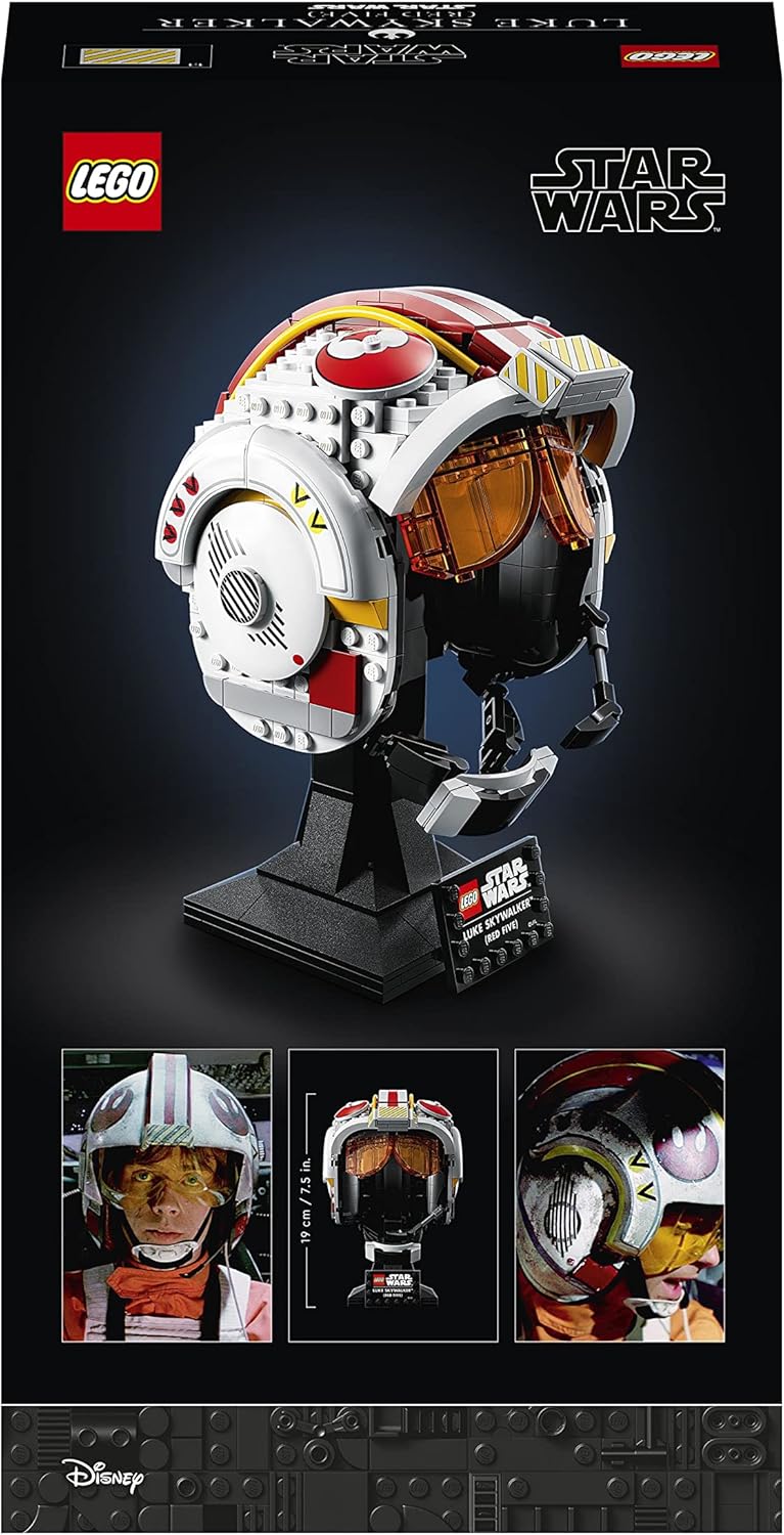 Lego Star Wars Luke Skywalker Red 5 Helmet 75327