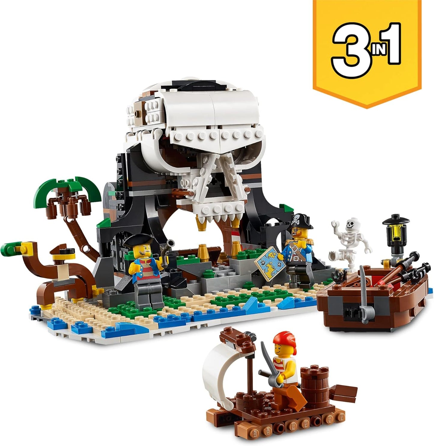 LEGO Creator 3in1 Pirate Ship 31109 Building Playset - Pirates and Model Ships