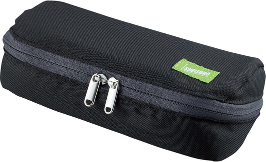 Kokuyo Pen Case, Shellbro, Black x Orange (F-VBF190-1)