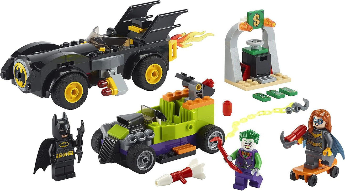 LEGO 76180 Super Heroes Batman vs The Joker: Batmobile Race & Hot Rod, Car Toy, Superhero, for Kids 4+