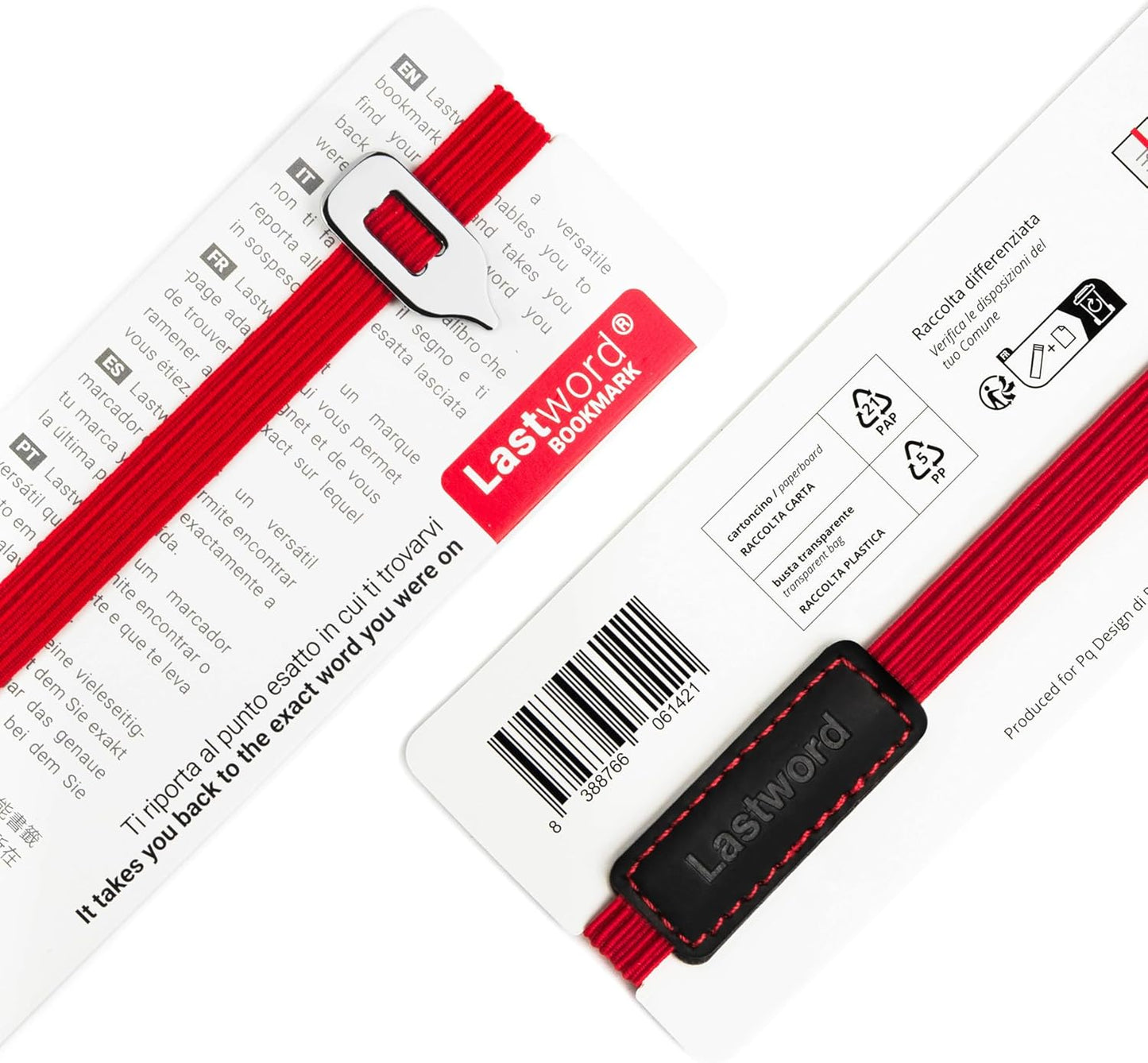 Special Bookmark, Elastic Bookmark for Men and Women, Gift Idea for Readers, Graduation, Birthday, Teacher Gifts, Design Gifts ??? Red Lastword