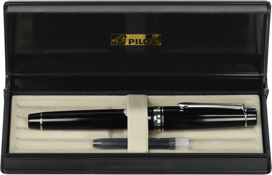 PILOT Fountain Pen Custom Heritage 912, Black Body, B-Nib