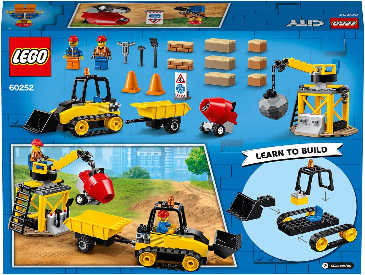 LEGO 60252 City Great Vehicles Construction Bulldozer